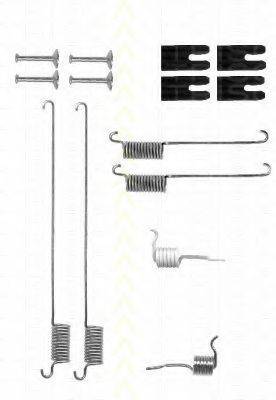 TRISCAN 8105172467 Комплектуючі, гальмівна колодка