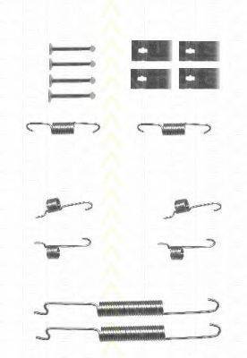 TRISCAN 8105182005 Комплектуючі, гальмівна колодка