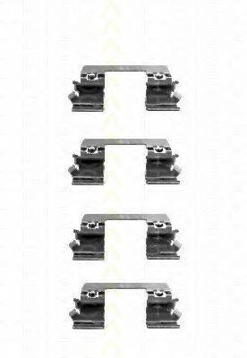 TRISCAN 8105231585 Комплектуючі, колодки дискового гальма