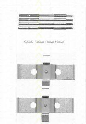 TRISCAN 8105291603 Комплектуючі, колодки дискового гальма
