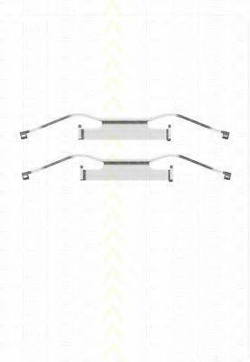 TRISCAN 8105291607 Комплектуючі, колодки дискового гальма