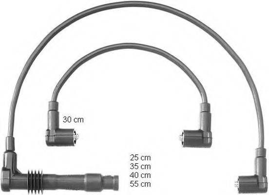 BERU ZEF1158 Комплект дротів запалювання