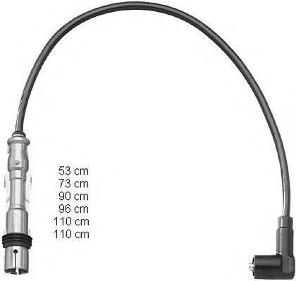 BERU ZEF1380 Комплект дротів запалювання