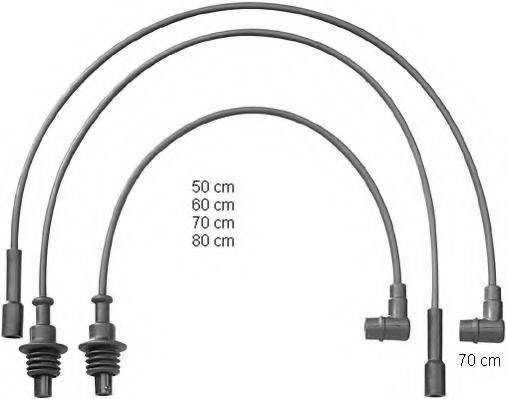 BERU ZEF1392 Комплект дротів запалювання