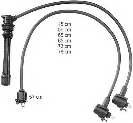 BERU ZEF918 Комплект дротів запалювання