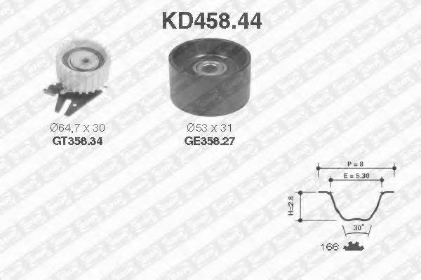 SNR KD45844 Комплект ременя ГРМ