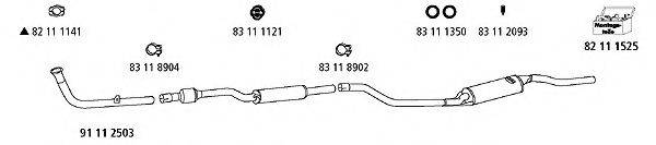 HJS VW115 Система випуску ОГ