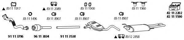 HJS VW430 Система випуску ОГ