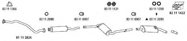 HJS VW913 Система випуску ОГ