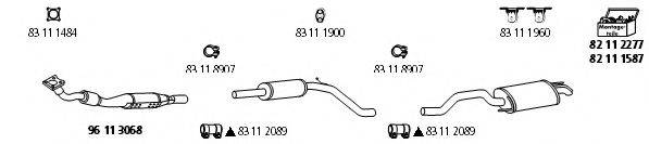 HJS VW1476 Система випуску ОГ