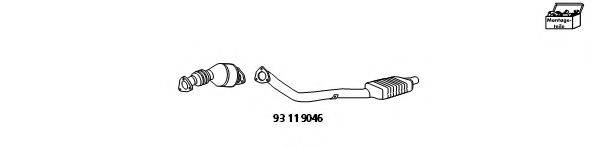 HJS 93119046 Компл. для дооборудов., каталізатор/саж.фільтр (комбісист.