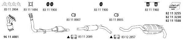 HJS VW2264 Система випуску ОГ