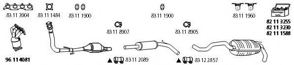 HJS VW2263 Система випуску ОГ