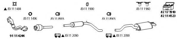 HJS VW1130 Система випуску ОГ