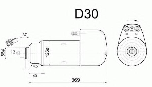 DELCO REMY 19024173 Стартер