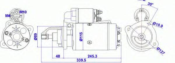 DELCO REMY 19024204 Стартер