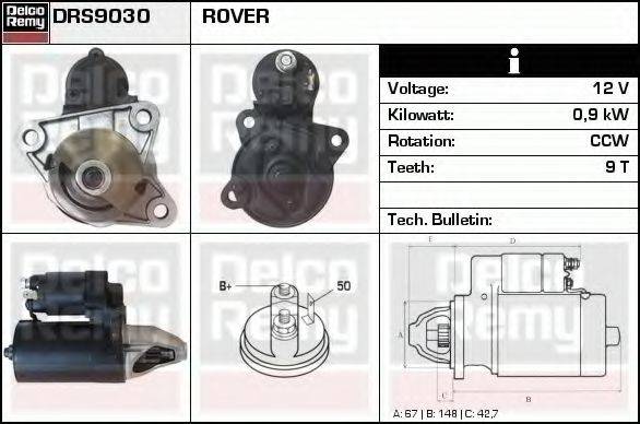 DELCO REMY DRS9030 Стартер