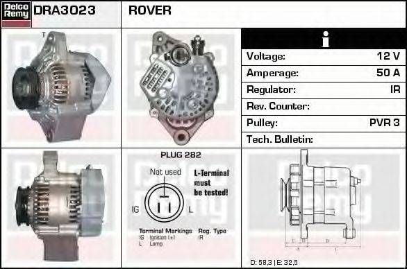 DELCO REMY DRA3023 Генератор