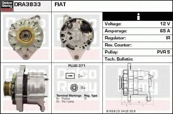 DELCO REMY DRA3833 Генератор