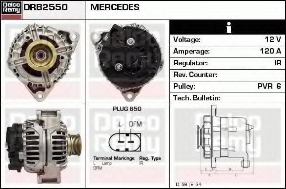 DELCO REMY DRB2550 Генератор