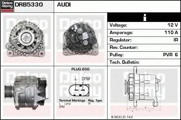 DELCO REMY DRB5330 Генератор