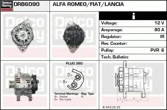 DELCO REMY DRB6090 Генератор