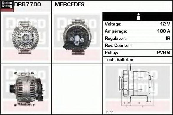 DELCO REMY DRB7700 Генератор