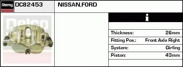 DELCO REMY DC82453 Гальмівний супорт