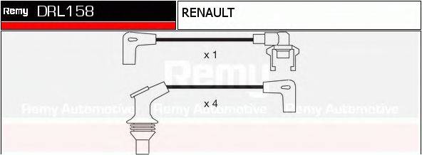 DELCO REMY DRL158 Комплект дротів запалювання