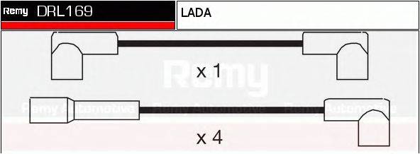 DELCO REMY DRL169 Комплект дротів запалювання