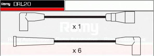 DELCO REMY DRL20 Комплект дротів запалювання