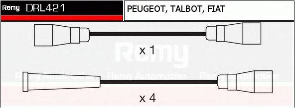 DELCO REMY DRL421 Комплект дротів запалювання