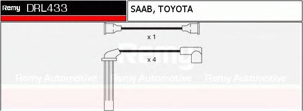 DELCO REMY DRL433 Комплект дротів запалювання