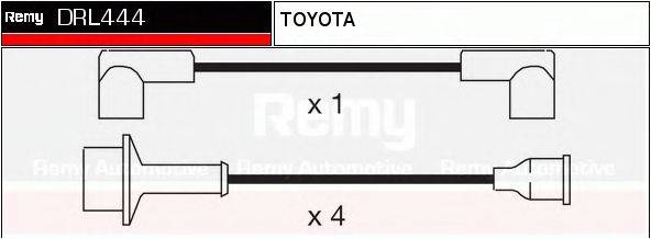 DELCO REMY DRL444 Комплект дротів запалювання