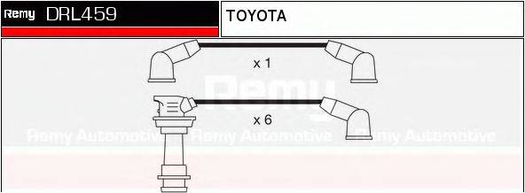 DELCO REMY DRL459 Комплект дротів запалювання