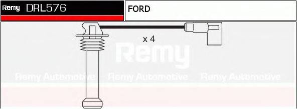 DELCO REMY DRL576 Комплект дротів запалювання