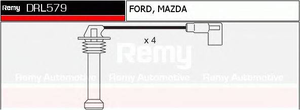 DELCO REMY DRL579 Комплект дротів запалювання