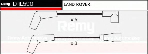 DELCO REMY DRL590 Комплект дротів запалювання