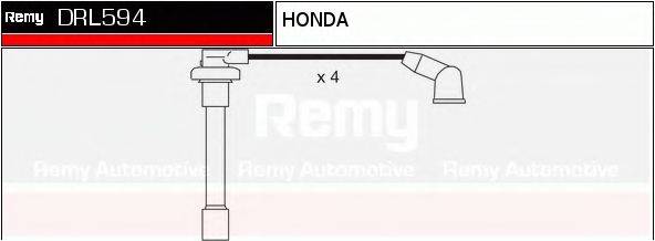 DELCO REMY DRL594 Комплект дротів запалювання