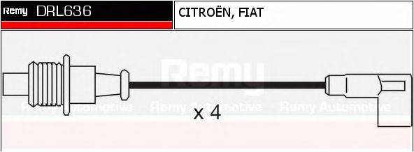 DELCO REMY DRL636 Комплект дротів запалювання