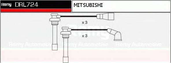 DELCO REMY DRL724 Комплект дротів запалювання