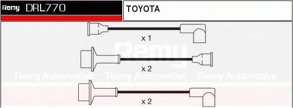 DELCO REMY DRL770 Комплект дротів запалювання