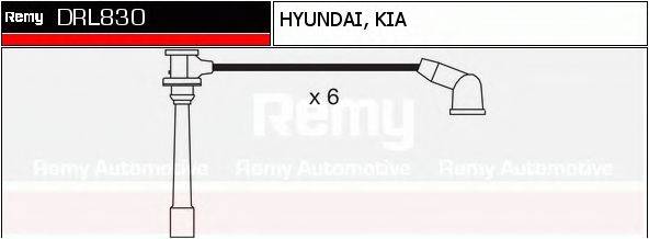 DELCO REMY DRL830 Комплект дротів запалювання