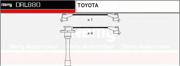 DELCO REMY DRL880 Комплект дротів запалювання