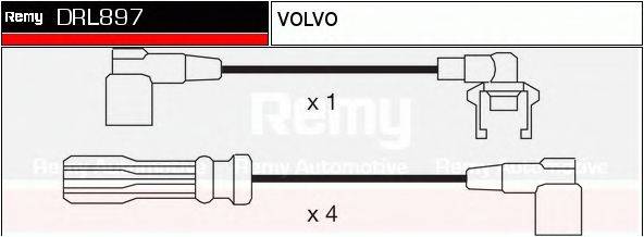 DELCO REMY DRL897 Комплект дротів запалювання