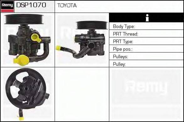 DELCO REMY DSP1070 Гідравлічний насос, кермо