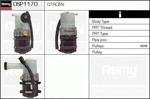 DELCO REMY DSP1170 Гідравлічний насос, кермо