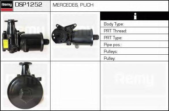 DELCO REMY DSP1252 Гідравлічний насос, кермо