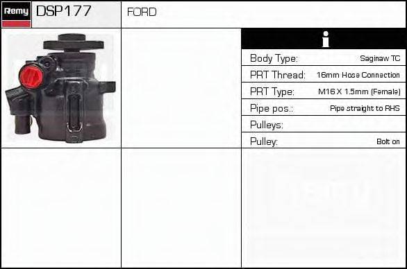 DELCO REMY DSP177 Гідравлічний насос, кермо