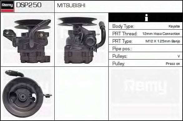 DELCO REMY DSP250 Гідравлічний насос, кермо